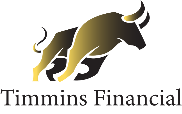 Timmins Financial A stylized gold and black graphic of a horse above the text "Kentucky Derby," "Churchill Downs," and "Timmins Financial.
